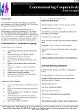 fast tips on reducing conflict